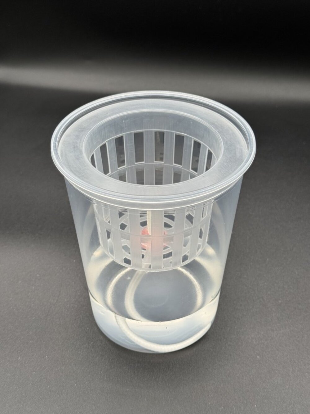 3-Inch Self-Watering Pot 3-Pack | Semi-Hydro Planter System | Clear